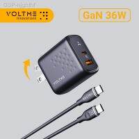 Hjghfhf VOLTME 36W USB C อะแดปเตอร์เครื่องชาร์จเครื่องชาร์จติดผนังใช้ได้กับ IPhone14ชาร์จเร็ว3.0พร้อมปลั๊กพับได้