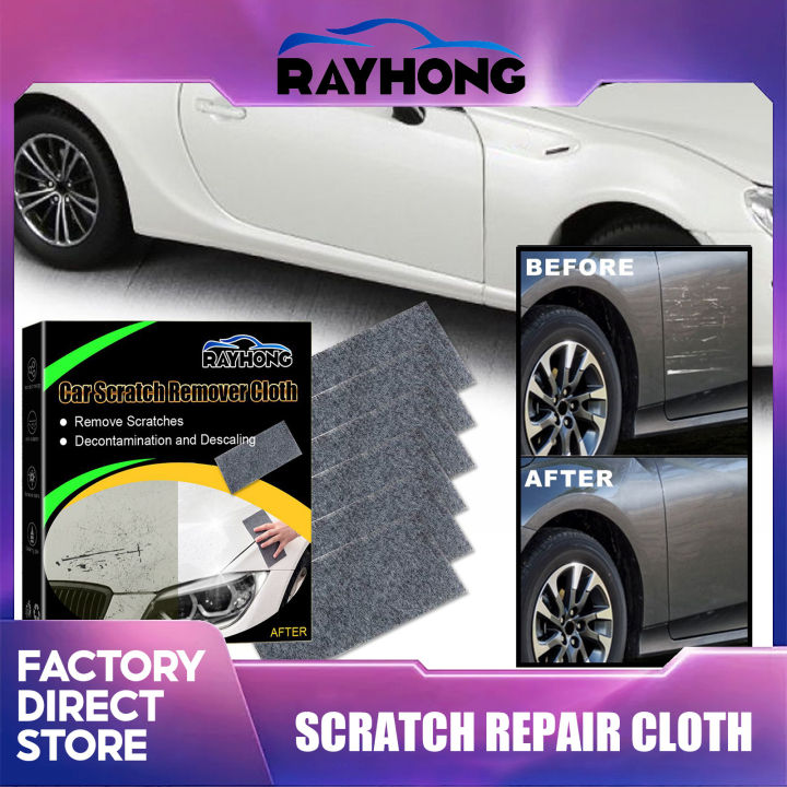 6 Pack Nano Sparkle Cloth, Car Scratch Repair Cloth Easily Repair