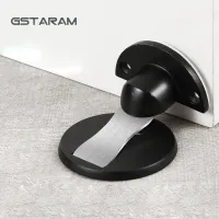 【CW】 Magnetic Door Stops Holders Catch Floor free Doorstop Punch Windproof Mechanical locking Stop