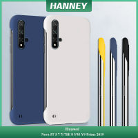 HANNEY สำหรับ Huawei Nova 1110 10SE 9 9SE 5T 5 7 7i 7SE 8SE 4E 8 Pro Y9S Y9 Prime 2019 Honor X9A เคสโทรศัพท์ Ultra Slim Matte Hard PC Frameless กันกระแทกฝาหลังปลอก WBKPC-01