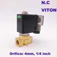 GOGO 7bar 2 way Brass high temperature heater steam solenoid valve for hot water 1/4" BSP AC110V Orifice 4mm normal close PZ-04 Valves