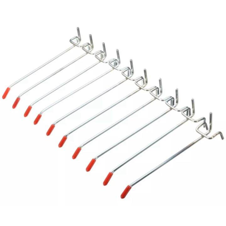 40pcs-single-pegboard-hooks-150mm-board-slat-wall-retail-display-shop-peg-fits-25mm