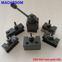 251-000 Wedge Type QCT Quick Change Tool Post Turret Kits ชุดสําหรับเส้นผ่านศูนย์กลางสวิงกลึง 6－~ 9－(ประมาณ 150 ~ 228 มม.)