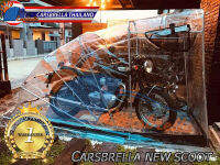 โรงจอดรถมอเตอร์ไซค์  CARSBRELLA รุ่น SCOOT (ALUMINIUM) สำหรับจอดในที่ร่ม