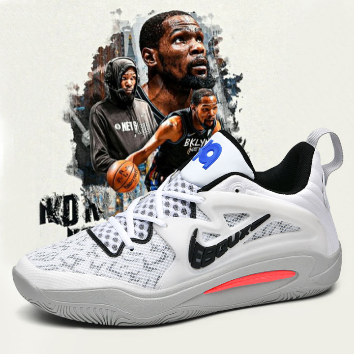 all white kd shoes