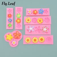 Fly Leaf Cute Flower Resin Mold DIY Plaster Clay Silicone Mould Chocolate Candy Molds Baking Tool