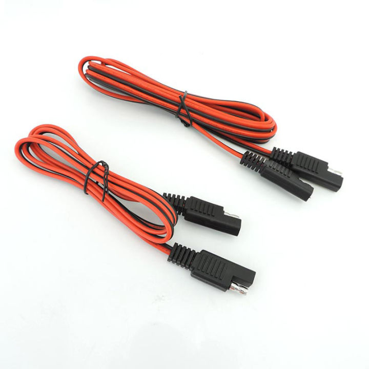 qkkqla-1m-2m-18awg-10a-sae-to-sae-power-automotive-extension-cable-connector-wire-quick-disconnect-for-car-battery-solar-panel-system