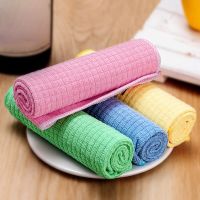 Obelix Microfiber Kitchen Dish Cloth Non-Stick Oil Household Cleaning Cloth Table Wiping Towel Home Kichen Rags Accessories Dish Cloth  Towels