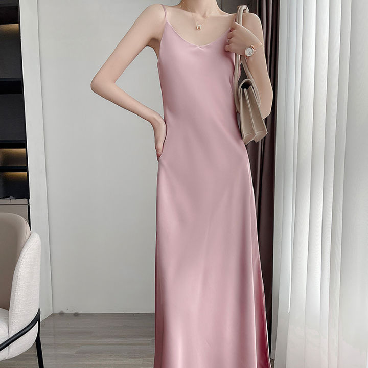 new-2023-autumn-elegant-style-womens-sling-v-neck-a-line-dress-origin-supply-2023