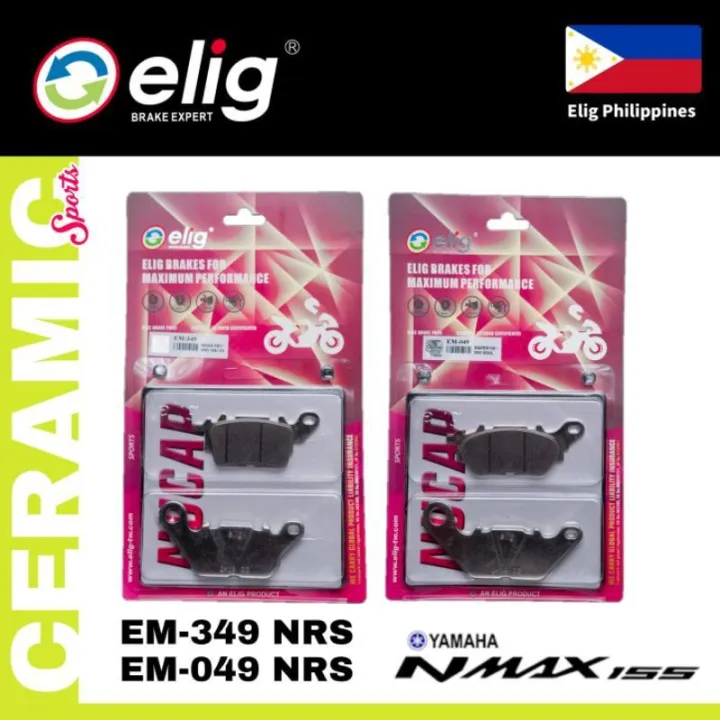 Nmax Front & Rear NRS Nucap Ceramic Sports Elig brake pad easy to use