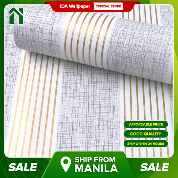 IDA Wallpaper 10Mx45CM Abstract PVC Self adhesive Waterproof Wallpaper