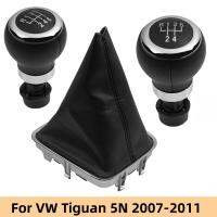 สำหรับ VW Volkswagen Tiguan 5N 2007 2008 2009 2010 2011เกียร์ Shift Knob เกียร์ Shift Collar Gaiter Boot Cover รถภายใน Parts