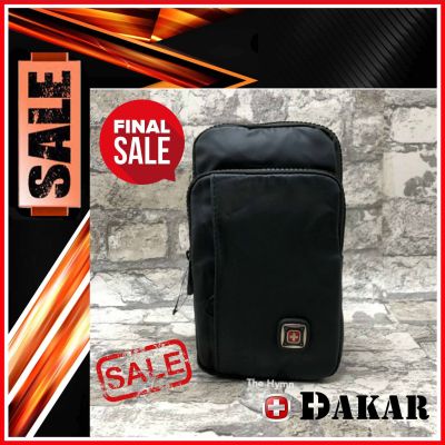 โปรโมชั่น กระเป๋าผ้า A DAKAR 0611 ใบใหญ่ ร้อยเข็มขัด พร้อมสายสะพาย ซิปเยอะ เคลือบ สุดเท่ ผลิตจากผ้าร่ม อย่างดี จัดส่งสินค้ารวดเร็วทันใจ