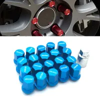 20Pcs Anti theft Wheel Lug Nuts колпачки на ниппе Aluminium alloy nuts bolts Screw wheel nut covers M12x1.5/1.25 Length 35MM