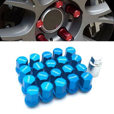 20Pcs Anti theft Wheel Lug Nuts колпачки на ниппе Aluminium alloy nuts bolts Screw wheel nut covers M12x1.5/1.25 Length 35MM