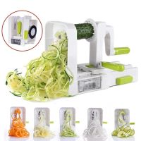 Spiral Vegetable Cutter Rotating Blades Cutter Veggie Spaghetti Pasta Machine Salad Tools Kitchen Accessories