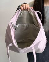 ∈ Cream purple! Western style all-match diagonal large-capacity bag womens fashion portable tote bag nylon shoulder bag trendy