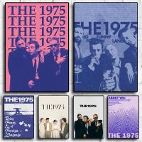 ที่มีชื่อเสียง Band The 1975เพลงโปสเตอร์สำหรับห้องนั่งเล่นบาร์-ภาพวาดผ้าใบพิมพ์80S Retro Art Home Wall Decor รูปภาพ Gift