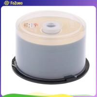 FoZueo แผ่นแผ่นเปล่าบันทึกได้52X CD-R 50ชิ้น CDs 700M/80MIN สำหรับ Audio Video