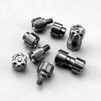 【YF】 2pcs Stainless Steel Gear Push Disk Fold Knob CNC Manufacture Open and Close Nail Parts