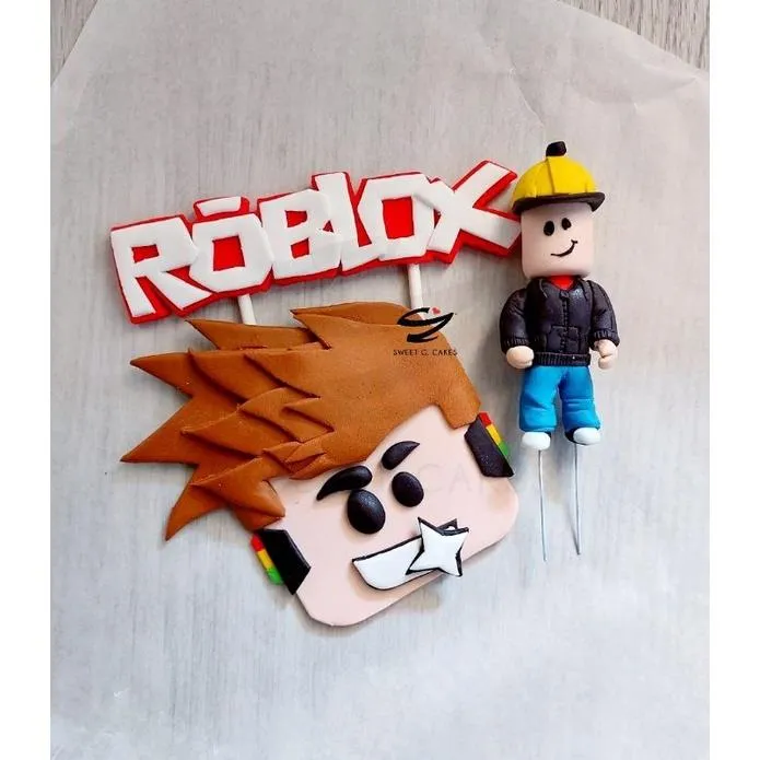 Custom Roblox Fondant Edible Cake/Cupcake Topper | Lazada PH