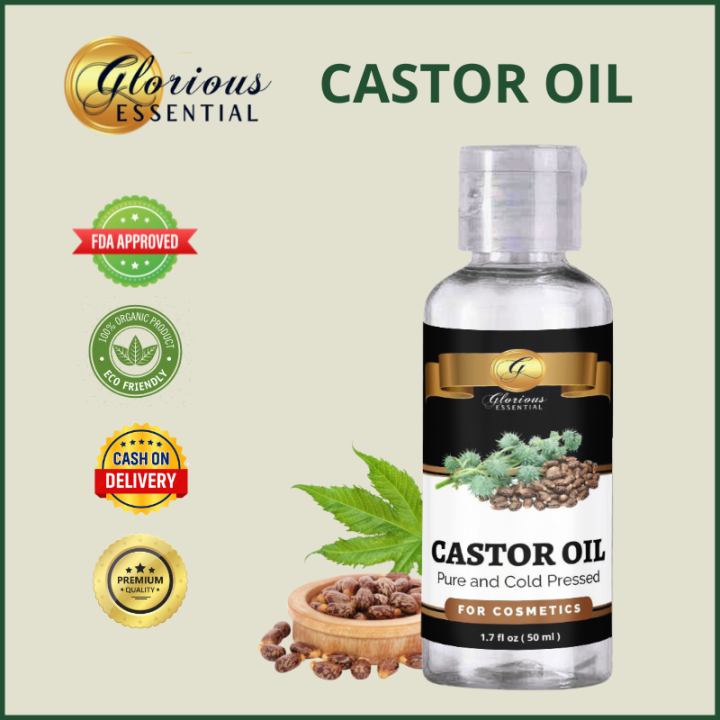 GLORIOUS ESSENTIAL Castor Oil 20ml | 50ml Beauty Skin Care - Organic ...