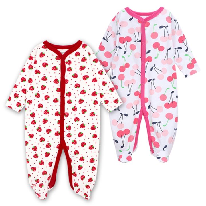 baby-girls-sleepers-pajamas-babies-newborn-boys-jumpsuits-2-pcs-lot-infant-sleepsuit-sleepwear-0-3-6-9-12-months-baby-clothes