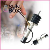 SUN BOX 1/3PCS การรับประทานอาหาร มัลติฟังก์ชั่น จุก เครื่องมือบาร์ เครื่องเทไวน์ เครื่องจ่ายมะกอก ปากขวด สแตนเลส