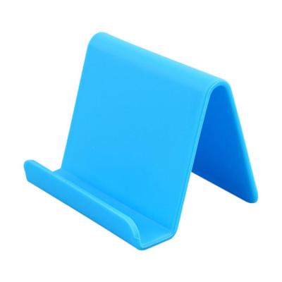 Phone Stand for Desk Stable Lightweight Phone Holder for Desktop Portable Phone Cradle with Non Slip Base for Reading Video Call Girls Boys right