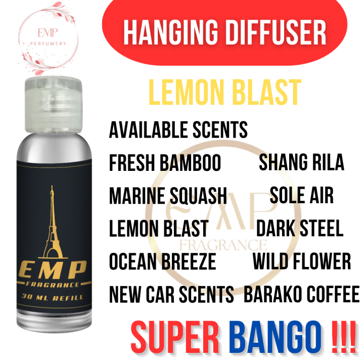 EMP LEMON BLAST RE FILL 30 ML MABANGO HANGING DIFFUSER CAR FRESHENER