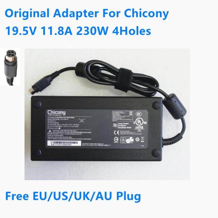 Original Chicony A12 230P1A 19.5V 11.8A 230W 4Holes Delta ADP 230EB T ...