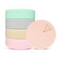 Mini Pill Box Weekly Medicine Pill Box Rotating Pill Box Case Splitter Pill Organizer Portable Travel 7 Day Pill Container Case Medicine  First Aid St