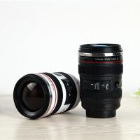 Camera Lens Mug Coffee Mug With Lid Fantastic Coffee Mugs Stainless Steel Tea Cup 24-105mm 1:1 Caneca Lente Cups Drinkware30