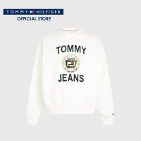 Tommy Hilfiger เสื้อสเวตเตอร์ผู้ชาย รุ่น DM0DM16376 YBH - สีขาว