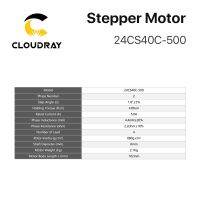 Cloudray Nema 24ชุดไดร์เวอร์มอเตอร์สเต็ปแบบเปิดลูป4.0N M 5A 18-50VDC 1.4A 5.6A สำหรับเครื่องพิมพ์3D ซีเอ็นซีสลักบดวงจรไฟฟ้าของเครื่องจักร