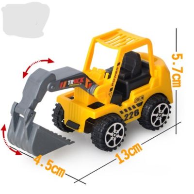 ✔ jiozpdn055186 Diecasts veículos de brinquedo carro do bebê modelo crianças brinquedos engenharia deslizante veículo escavadeira 6 peças/set atacado novo