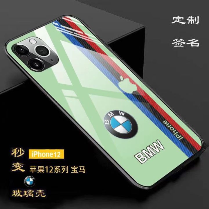 เคสสำหรับไอโฟนโทรศัพท์-bmw-กันกระแทก14-pro-plus-pro-max-13-12-11-กระจกป้องกัน