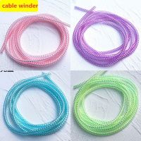 3Pcs/lot 1.6M Cable Winder Organizer For IPhone Android USB Charging Data Line Cable Protector Wire Cord Protection Wrap