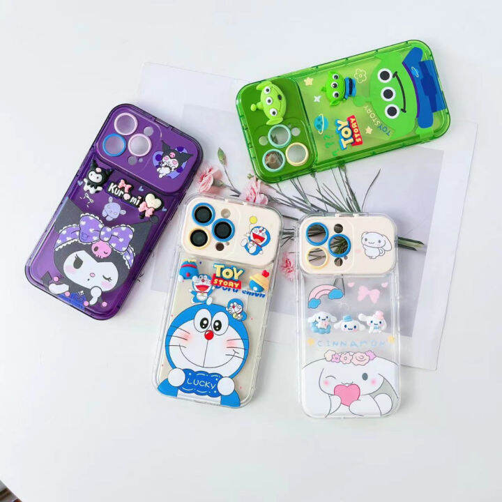 เคสนิ่ม-สกรีนลายการตูน-มีกระจก-ขาตั้งได้ค่ะ-สำหรับรุ่น-i7-i8-se2020-i7p-i8p-xr-i11-vivo-y20-y12a-y12s-y11-y12-y15-y17