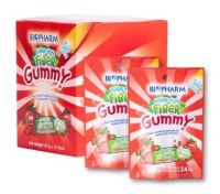 [&amp;gt;ยกกล่อง 12 ซอง&amp;lt;] Biopharm Gummy  ผสมไฟเบอร์ (exp 16/3/24) ขนมวุ้นเจลาตินสำเร็จรูป