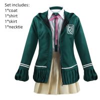 Anime Danganronpa Nanami Chiaki Cosplay Costume Anime High School Students JK Uniform Wig Backpack Suit Halloween Party Clothes