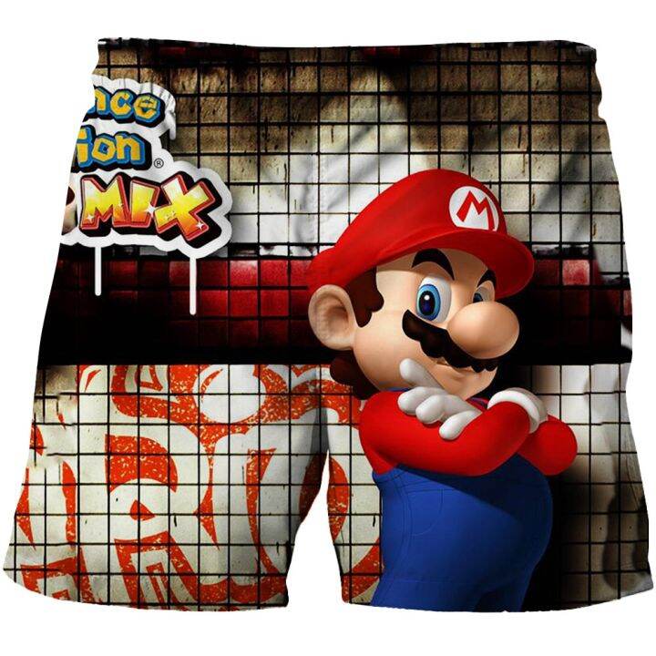 super-mario-bros-shorts-clothing-beach-shorts-printed-t-shirts-funny-mens-shorts-baby-beach-clothing