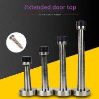 Lengthened Door Top Super Long Door Block Anti-collision Rubber Door Stopper Door Punch Hole Zinc Alloy 8mm 10mm 12mm 15cm Door Hardware Locks