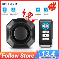 【LZ】❂✽  Holharm-Wireless Bike Vibration Alarme carregamento USB controle remoto assaltante motocicleta bicicleta Security Detector System bicicleta Alarme