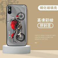 Ducati เคสสำหรับไอโฟนโทรศัพท์กันกระแทก14 /Pro/plus/Pro Max/ 13/12/11-กระจกป้องกัน