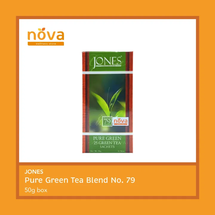 Jones Pure Green Tea Blend No. 79 50g (box) Lazada PH