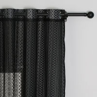 Spot parcel post French Romantic Window Screen Triangle Black Curtain Yarn Lace Fabric Fabric Cross-Border Window Screen Bay Window Fabric