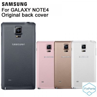 For Samsung Original Battery Rear Case For Galaxy Note4 N9100 N910H Note 4 Phone Backshell Cover Cases Back Batt