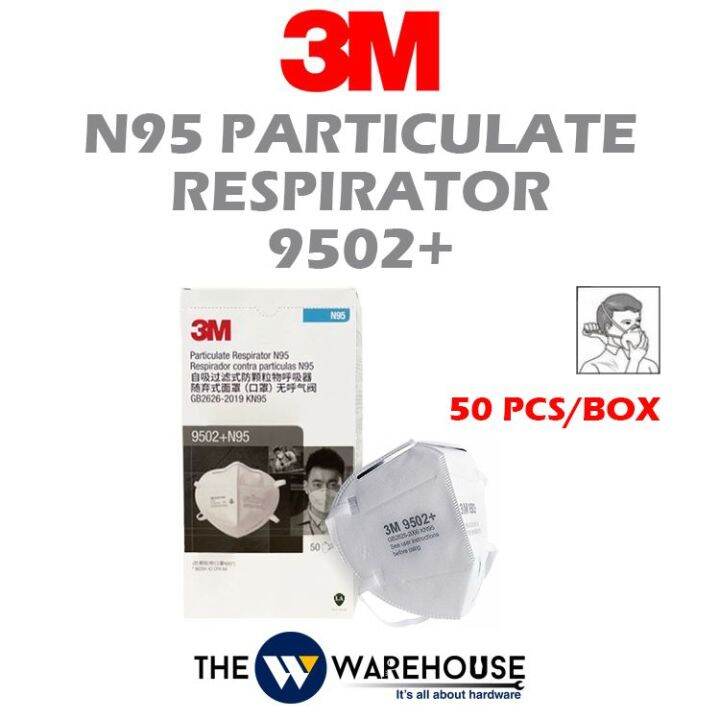 3M 9502+ N95 PARTICULATE RESPIRATOR [ORIGINAL FRESH][READY STOCK][25