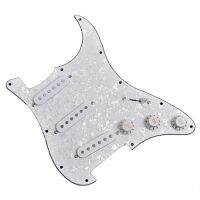 【Top-rated】 คุณภาพ1Pc SSS Pickguard White Pearl 3ชั้นสำหรับ Fender Strat Guitar Replacement